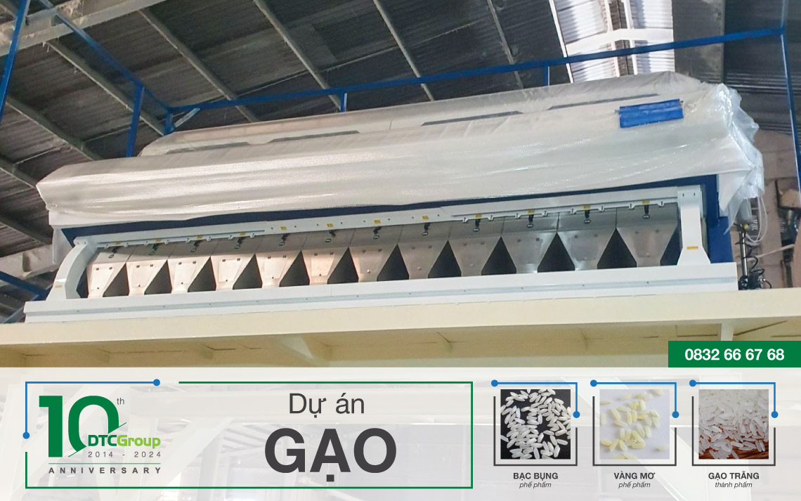 Dự án Máy tách màu gạo SC768