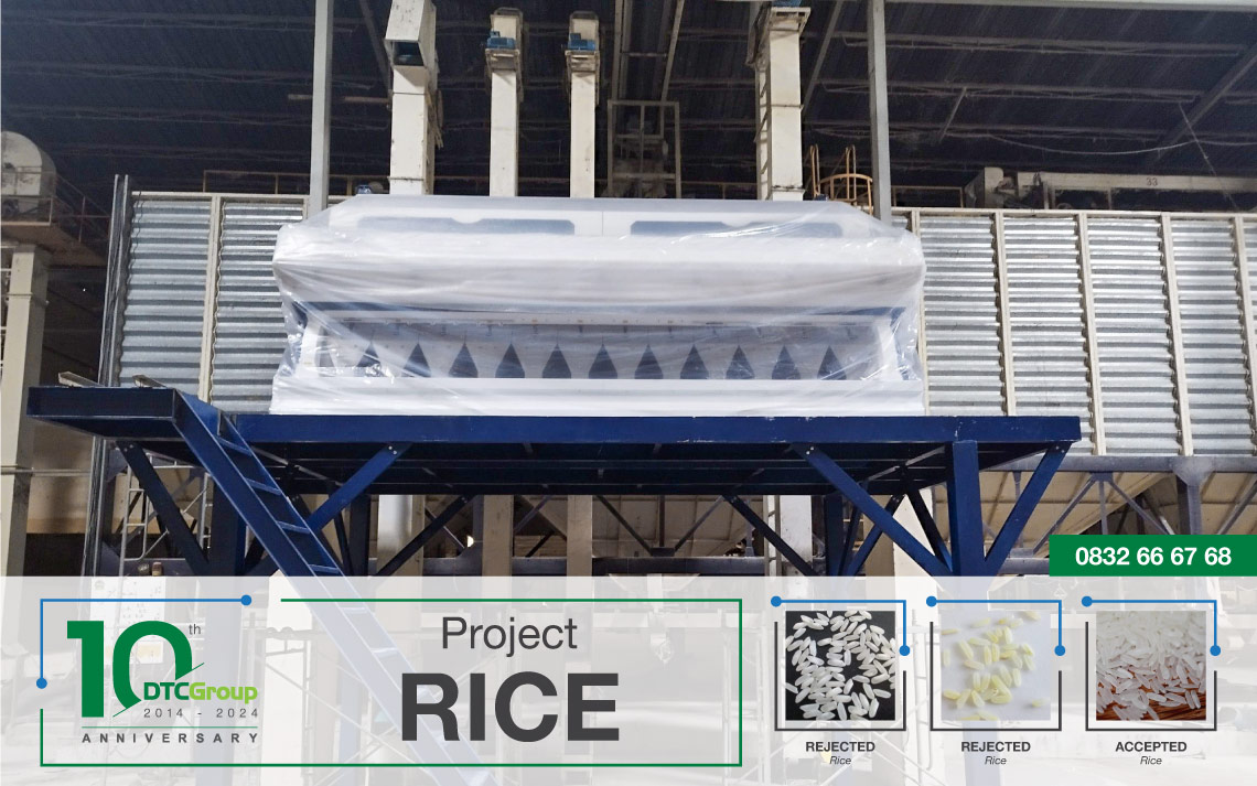 Dự án Máy tách màu gạo SC768