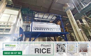 Rice color sorter SC768 in Tien Giang