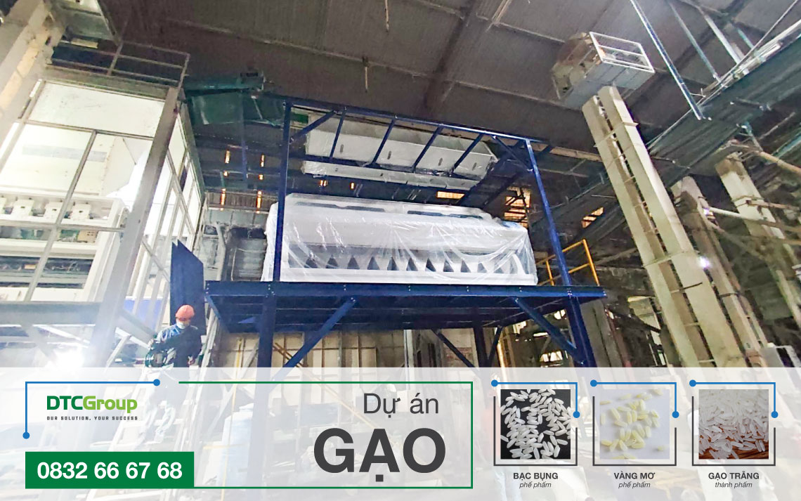 Máy tách màu gạo SC768 tại Tiền Giang