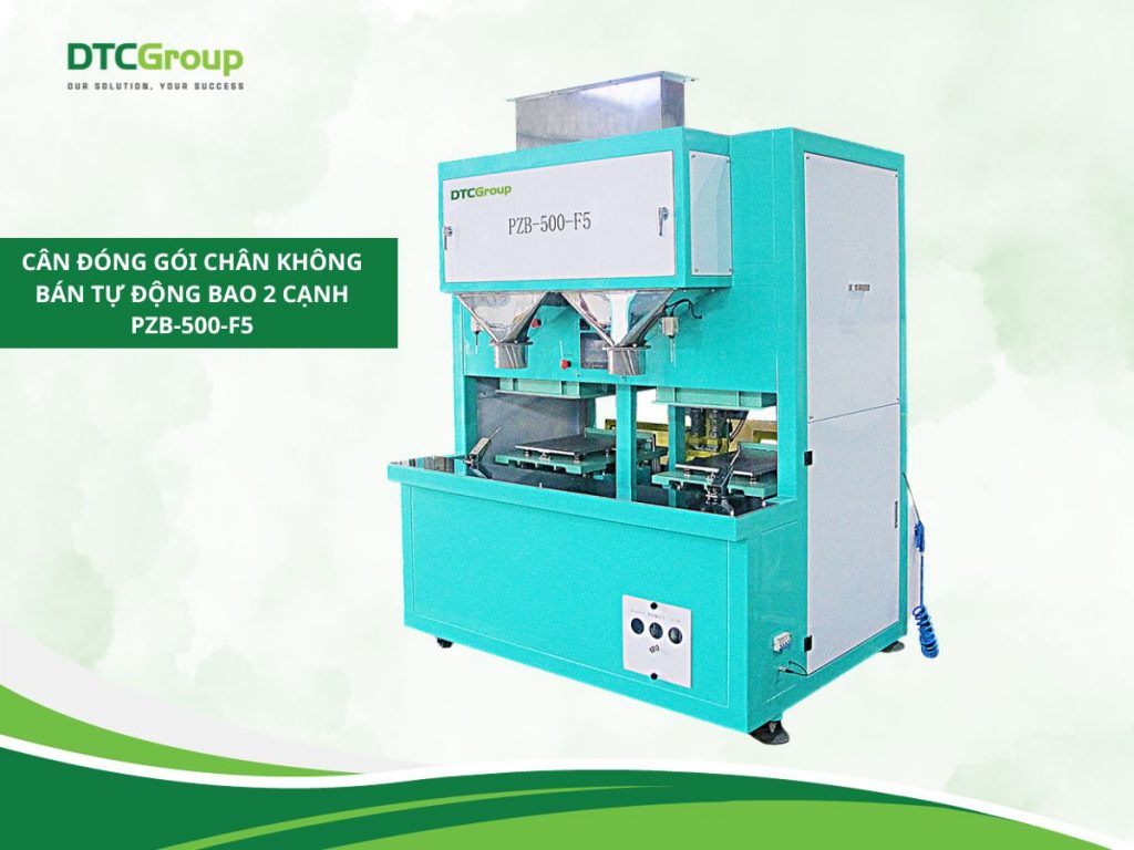 Cân đóng gói chân không bán tự động bao 2 cạnh