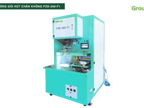 Máy đóng gói chân không bán tự động PZB-200-F1 có kích thước và ưu điểm về công suất lớn.