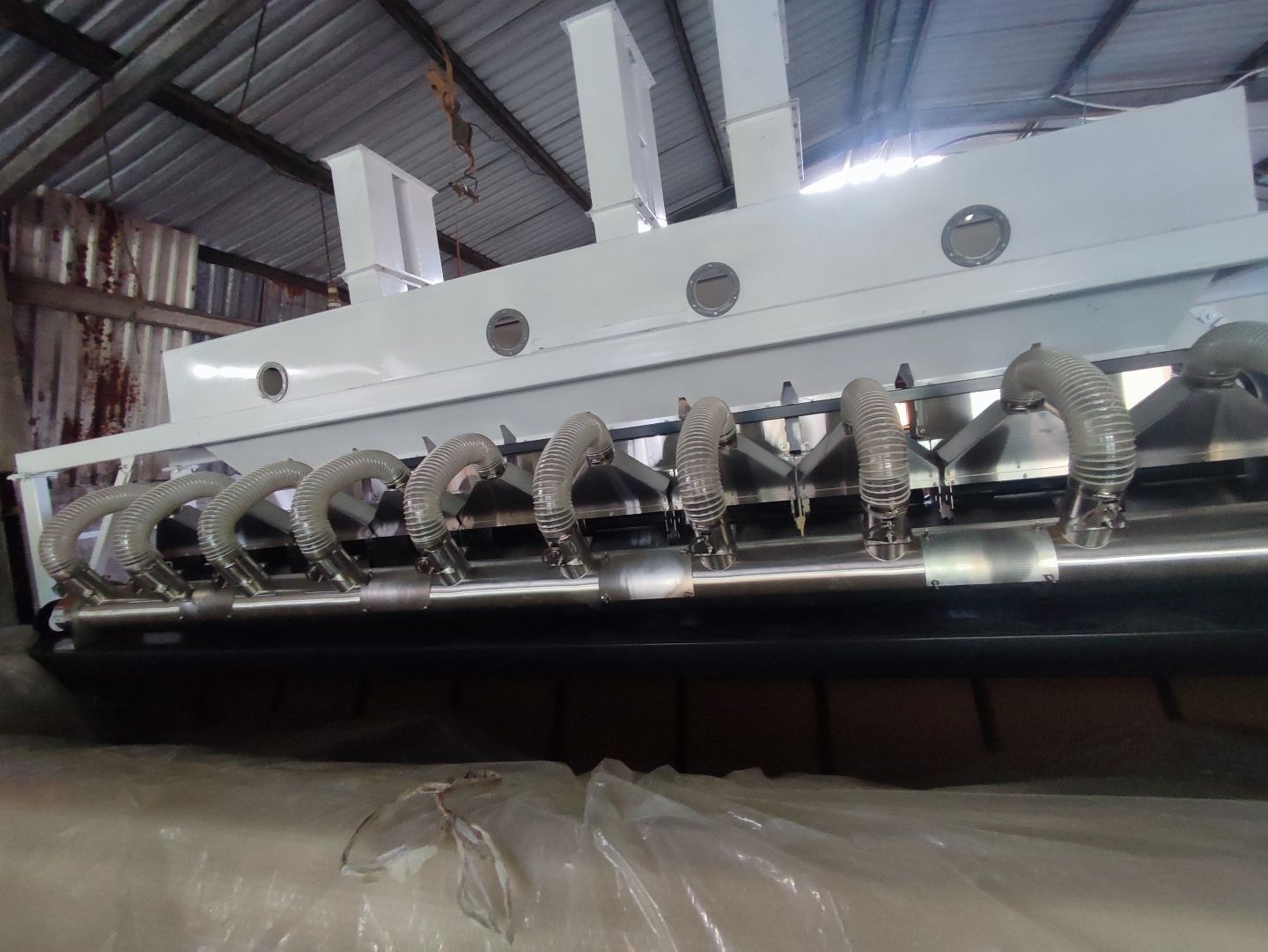 Lắp đặt dự án máy tách màu các loại hạt H-10 - Ảnh 2