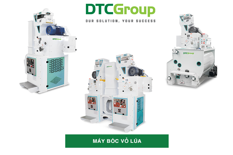 Máy bóc vỏ lúa hiện đại dành cho các nhà máy lớn