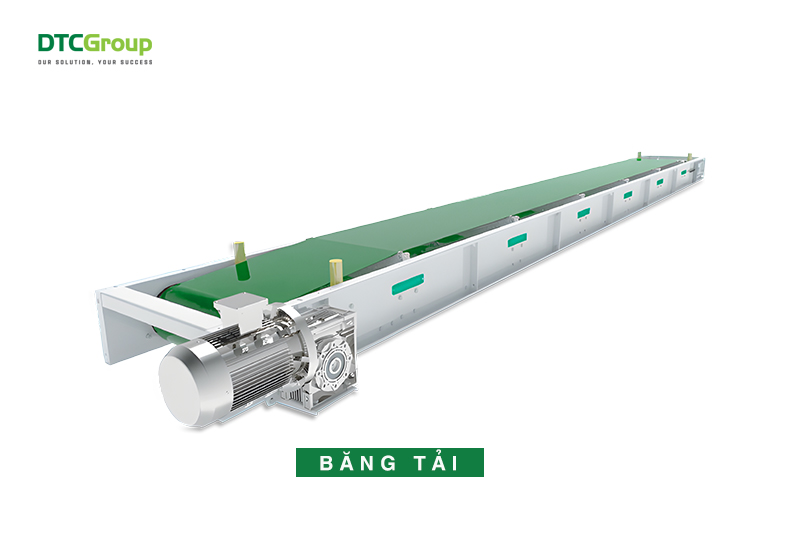 Trục vít gắn trên băng tải