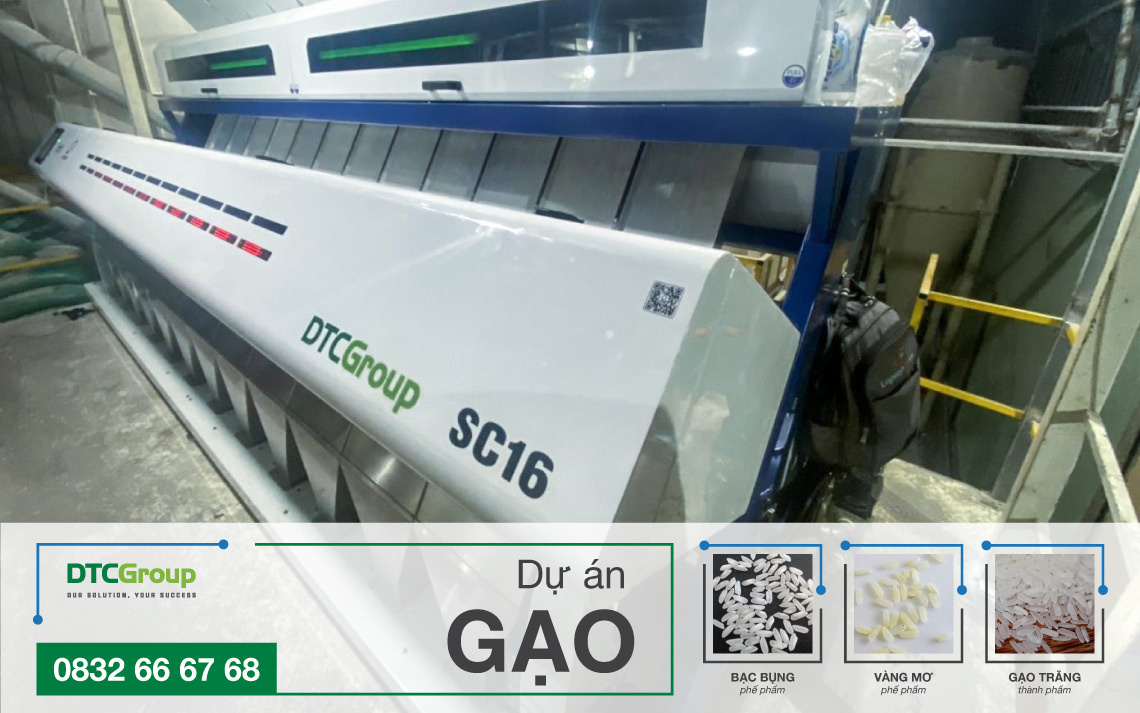 Dự án máy tách màu SC16 tại Long An 2024